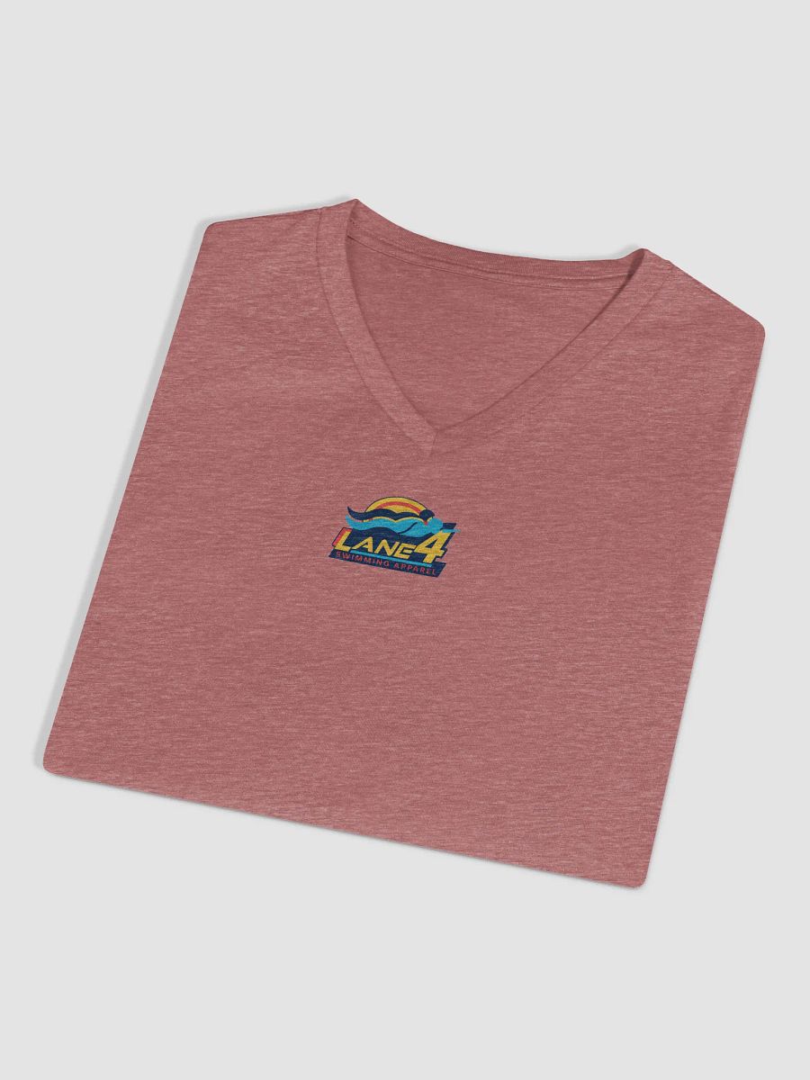 Swim Mom Coffee & Chlorine Ladies V-Neck Tee product image (3)
