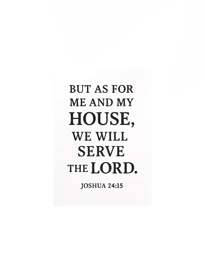 Joshua 24:15 Bible Verse Poster product image (1)