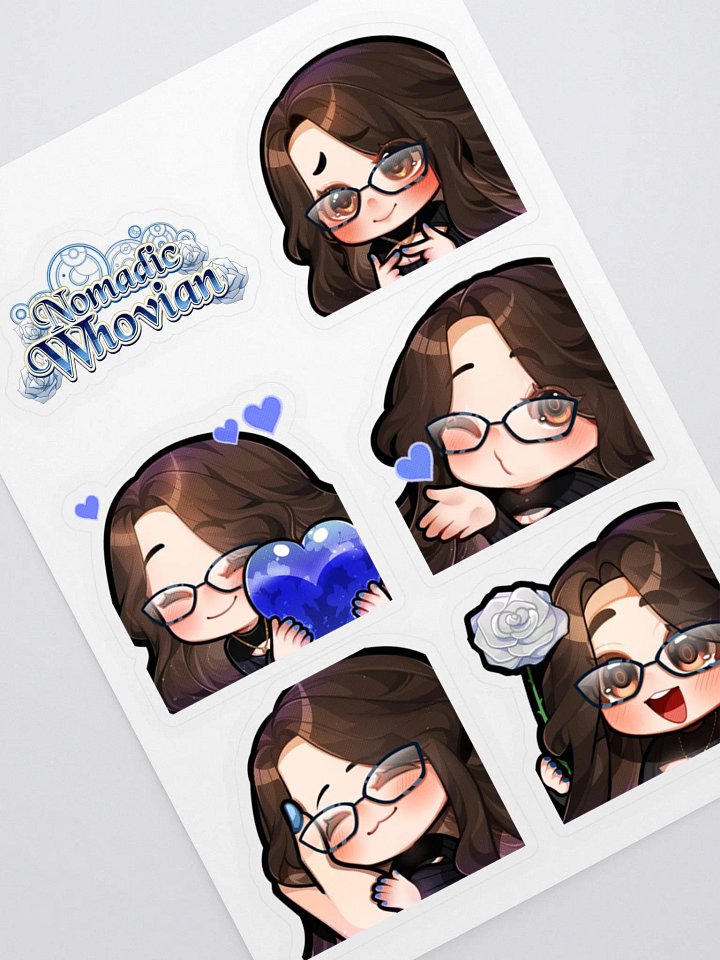 Whovie Emote Sticker Sheet 2 product image (1)