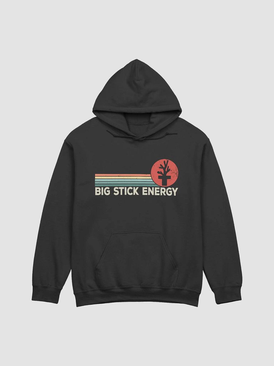 Big Stick Energy Tee Hoodie | Hooded Sweatshirt for Saltwater and Coral Reef Aquarium Hobbyists product image (4)