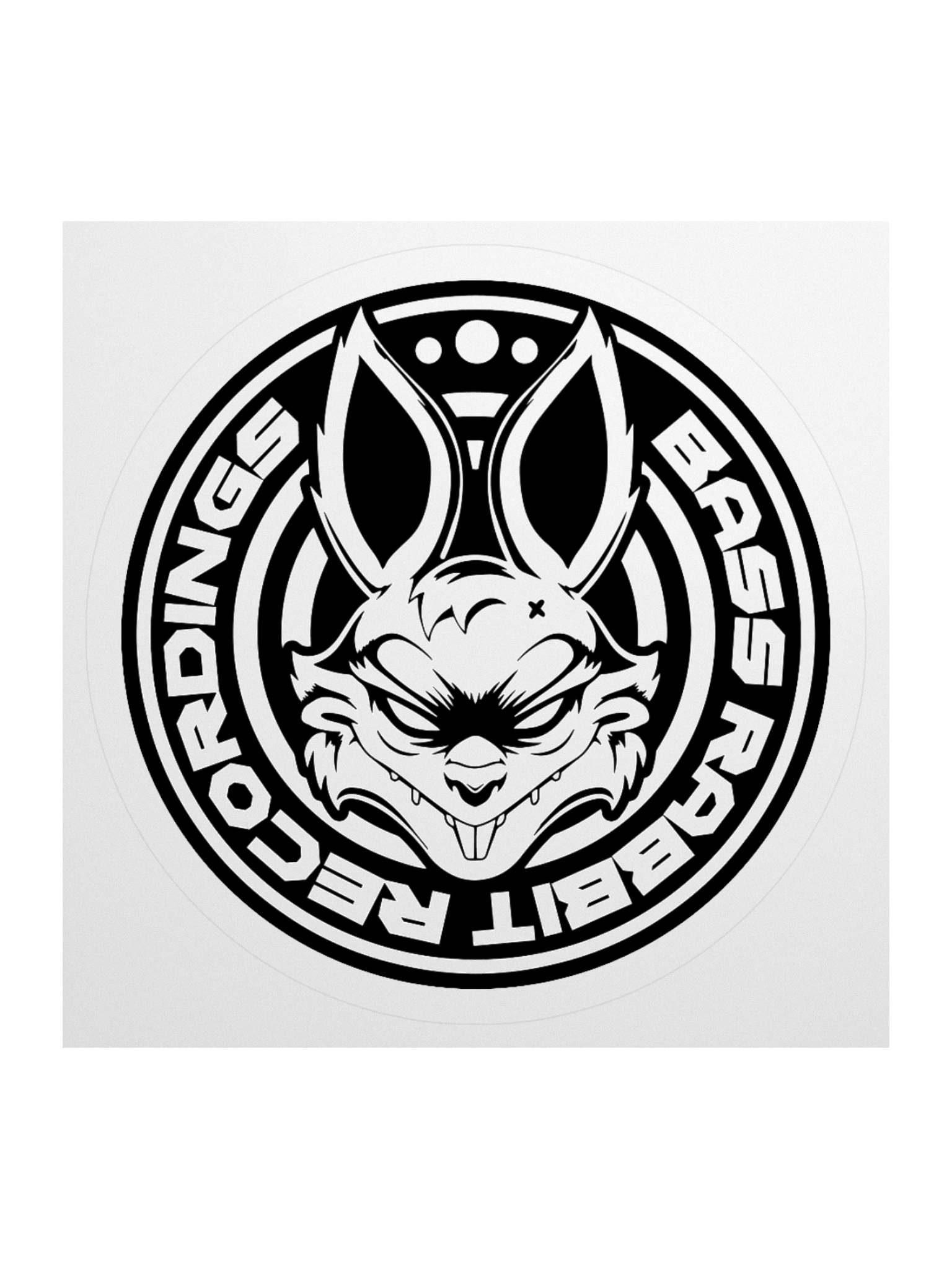 Bass Rabbit Sticker (1) product image (1)