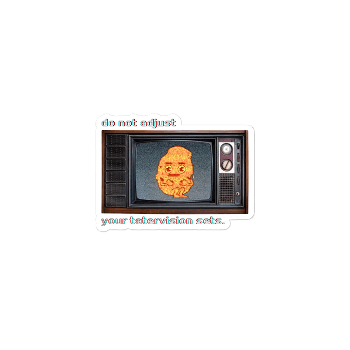 TATERVISION die-cut magnet product image (2)