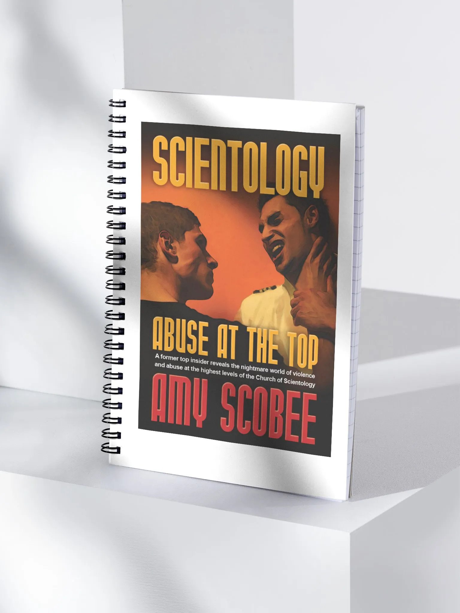 Scientology - Abuse at the Top book cover spiral Notepad product image (3)