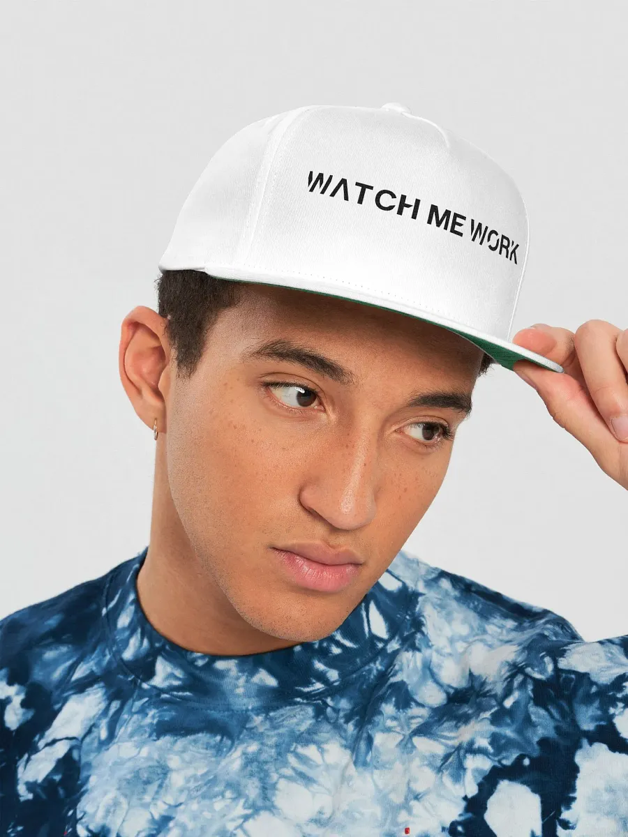 WatchMeWork Signature SnapBack - White product image (6)