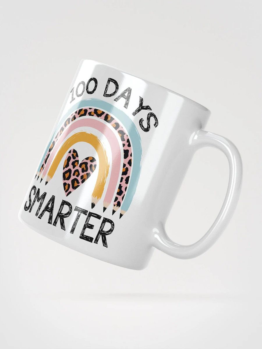 Leopard Rainbow 100 Days Smarter Mug product image (2)