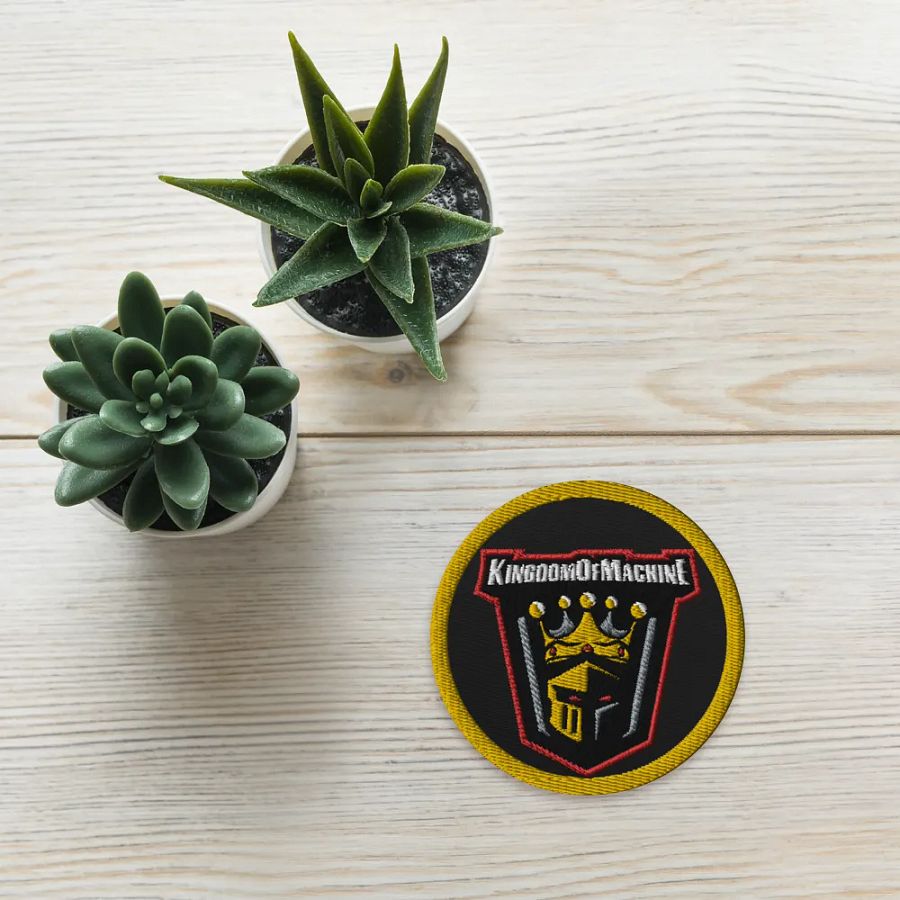 E-Sport patch round gold product image (6)