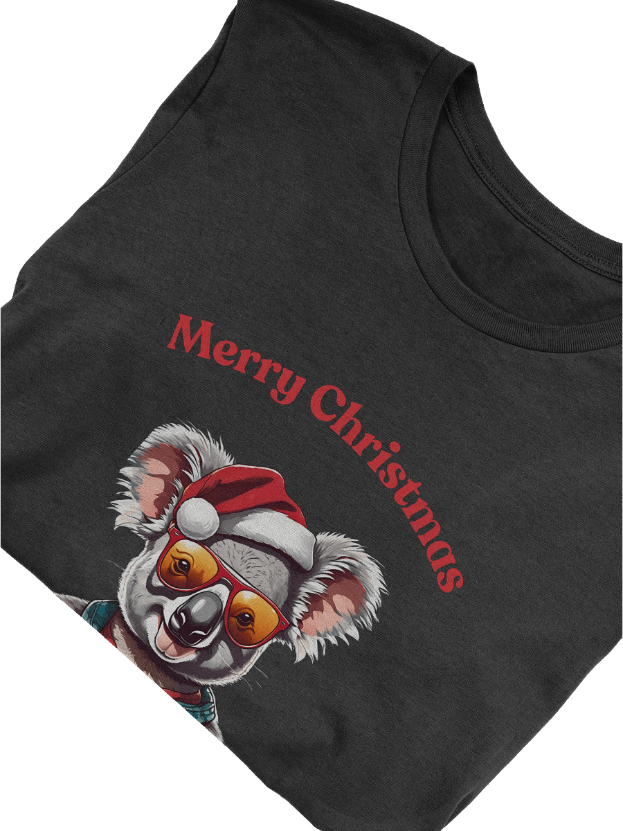 Festive Koala Merry Christmas T-Shirt - Red product image (5)