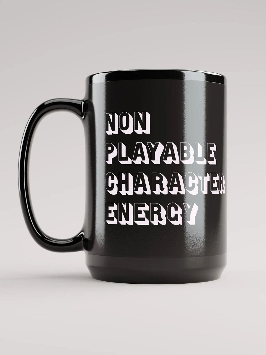 OkayishAF NPC Energy 15oz Mug Black product image (1)