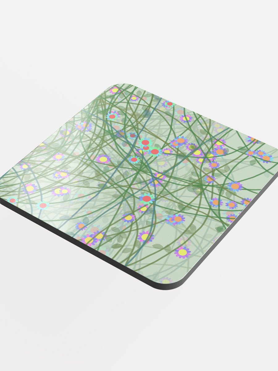 Botanical Bliss Glossed Cork Coaster product image (2)