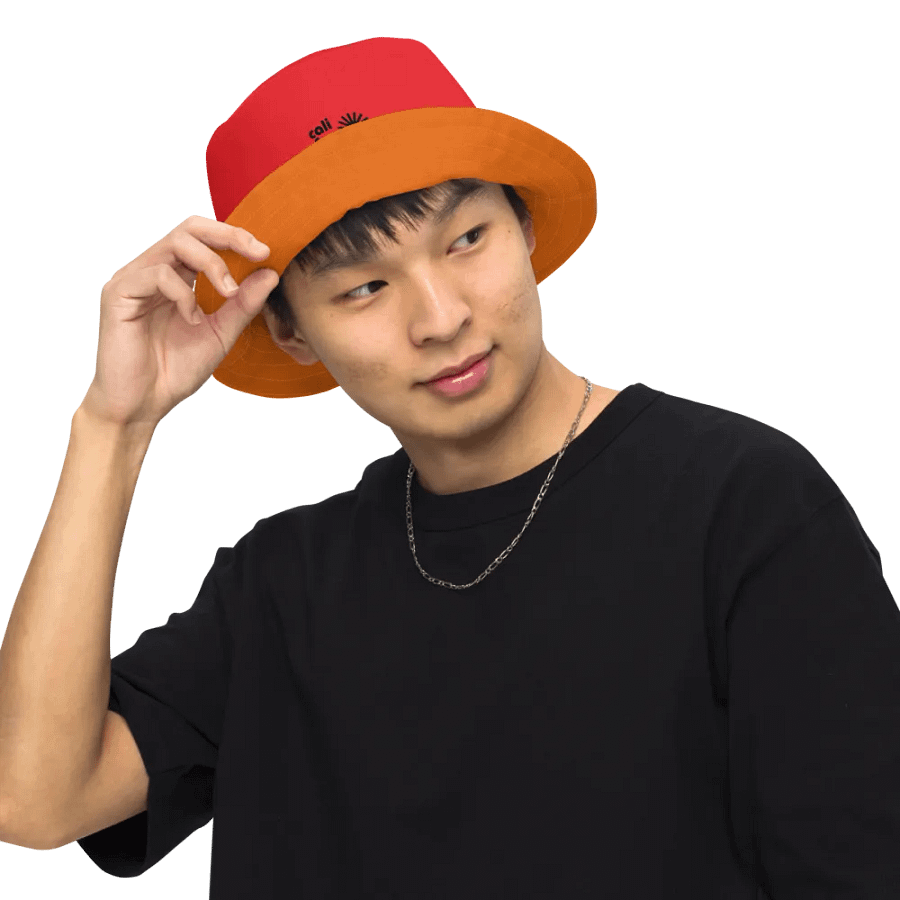 Sunny California Red/Orange Reversible Bucket Hat product image (8)
