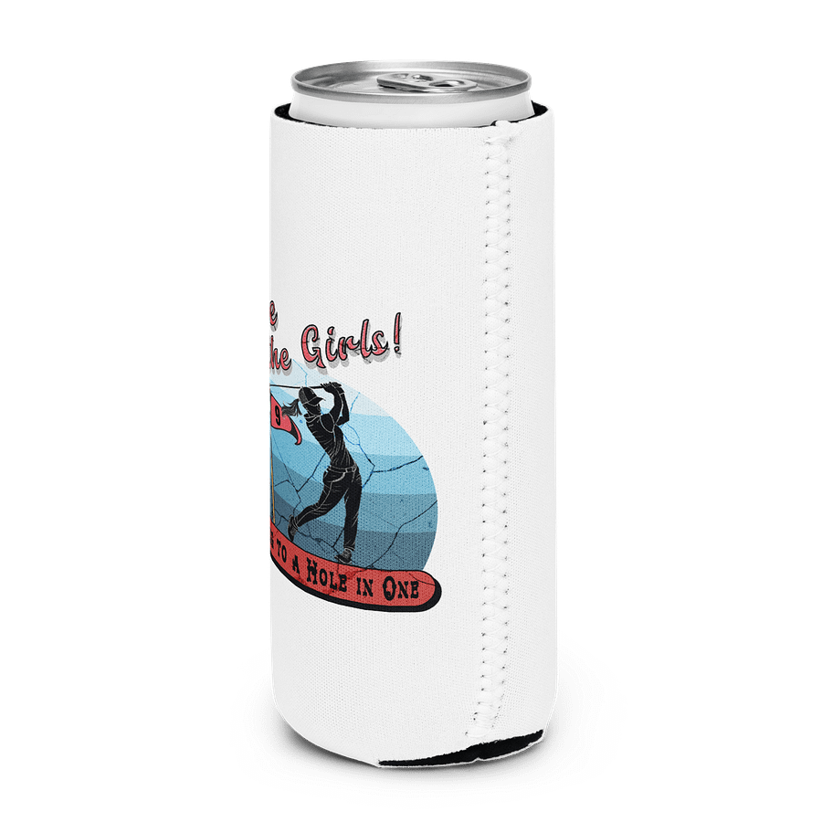 Fore The Girls Swinging To A Hole In One Golfing Can Cooler product image (2)