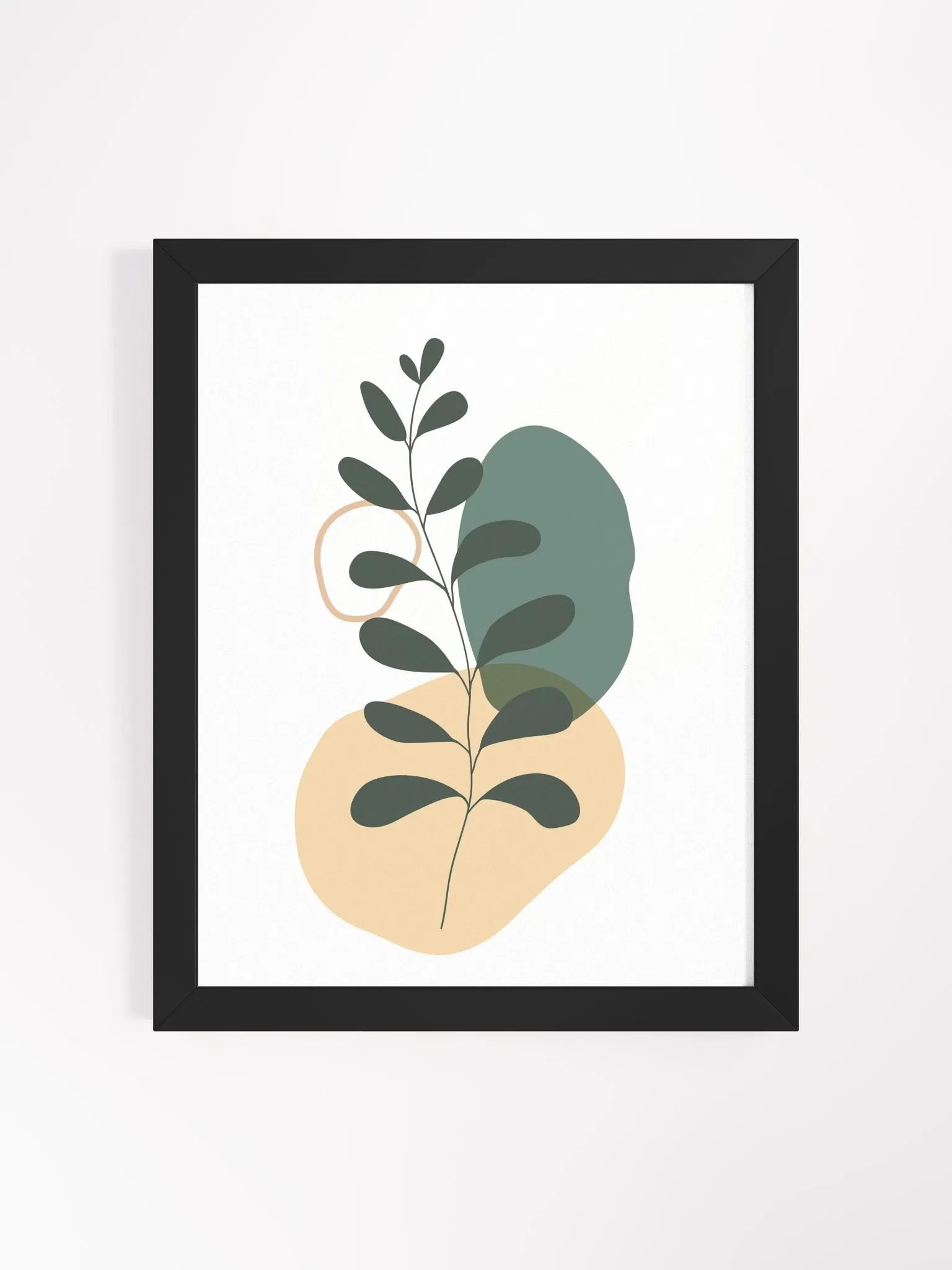 Minimalist Botanical Bliss Framed Poster product image (11)