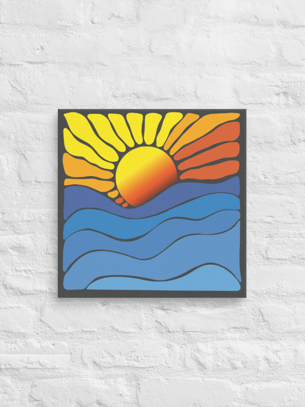 Abstract Sunrise Canvas 1:1 product image (2)