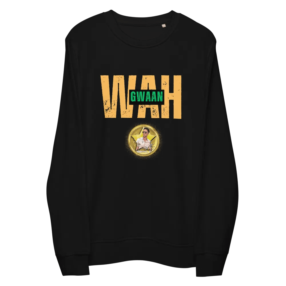 DIGI Unisex Organic Sweatshirt (Wah Gwaan #1 ) product image (5)