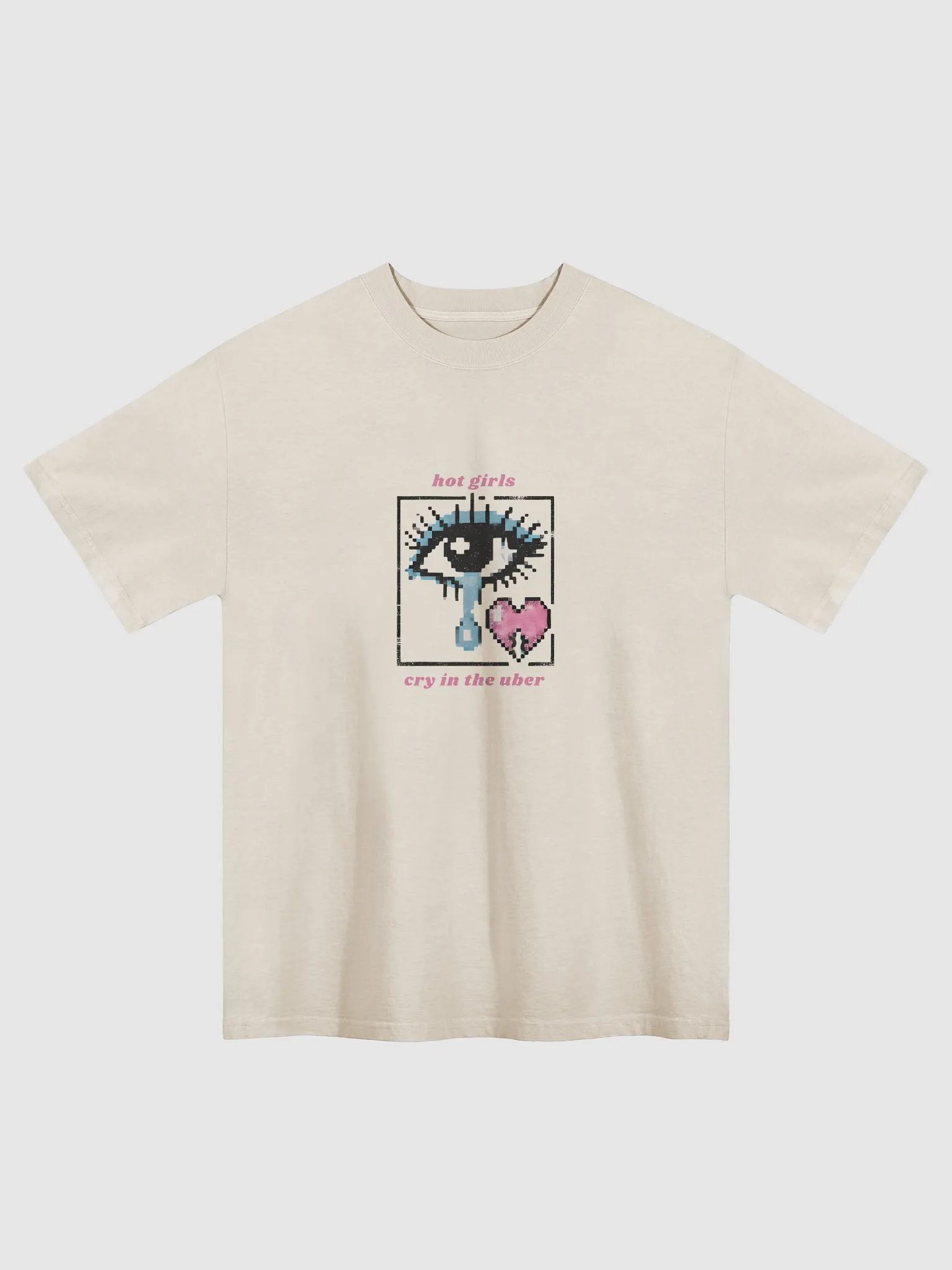 Hot Girls Cry in the Uber Tee product image (1)