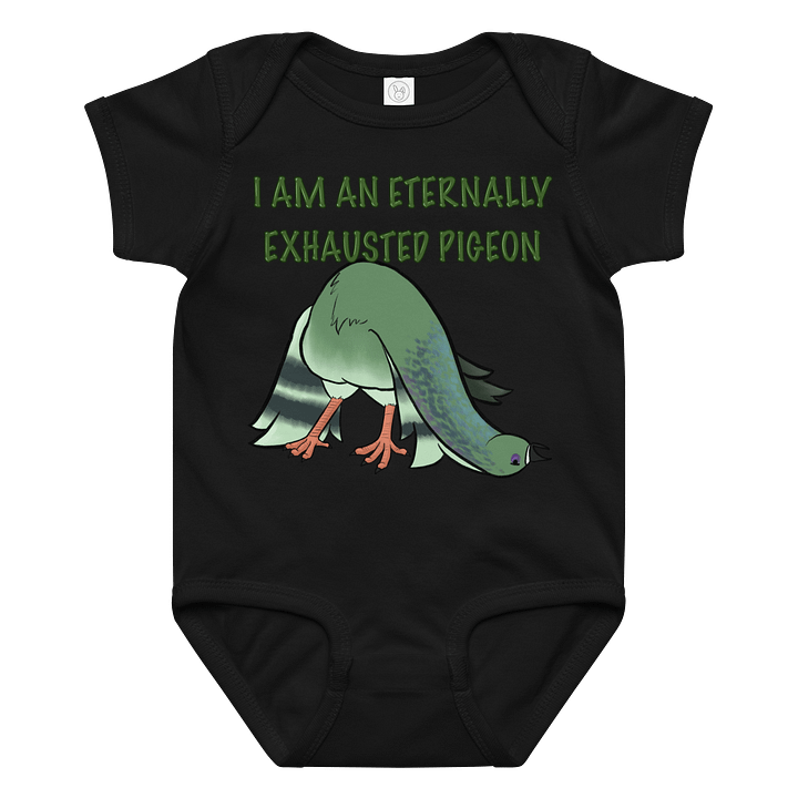 Eternally Exhausted Pigeon Onesie product image (1)