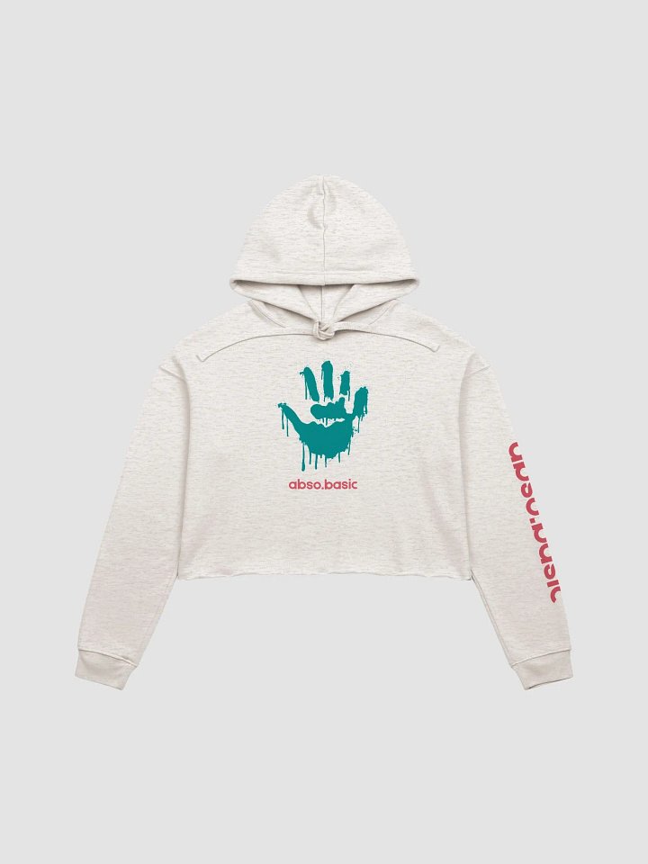 The hand Graffiti Crop Hoodie product image (2)