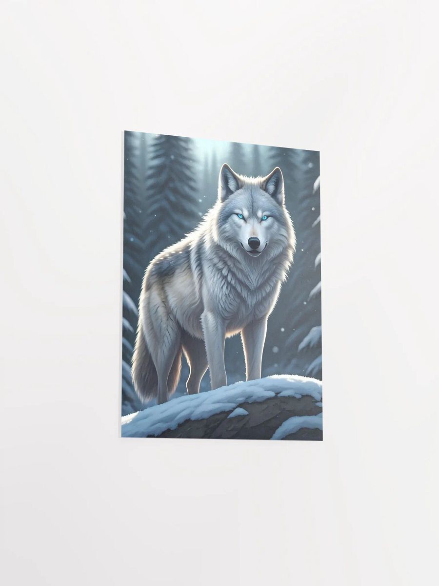 Winter's Watcher - The Wolf Poster product image (3)