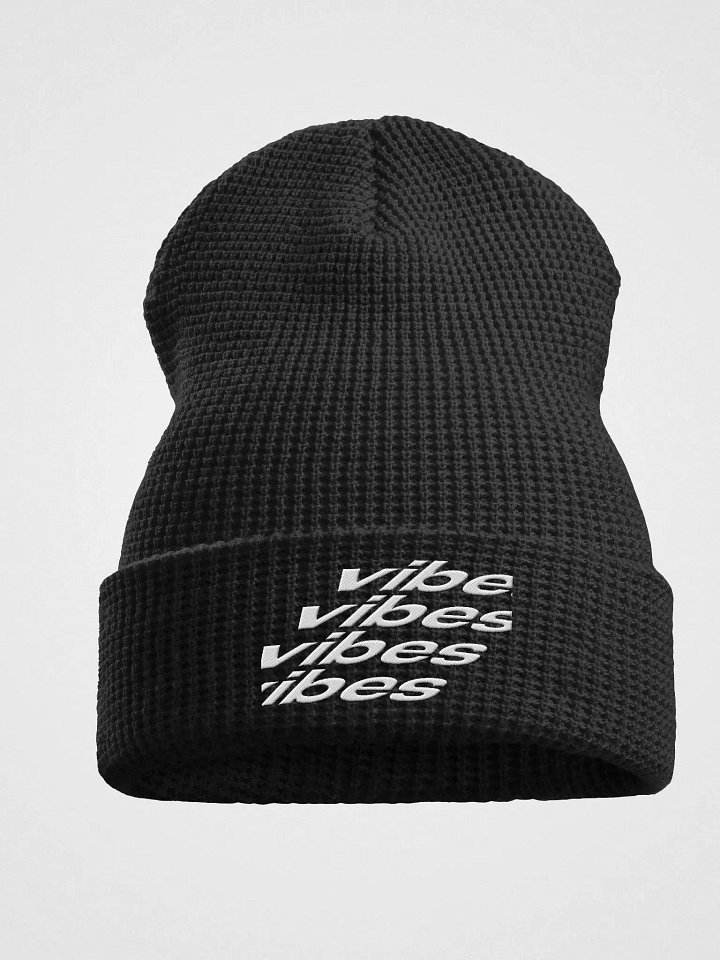 Vibes Waffle Beanie product image (1)