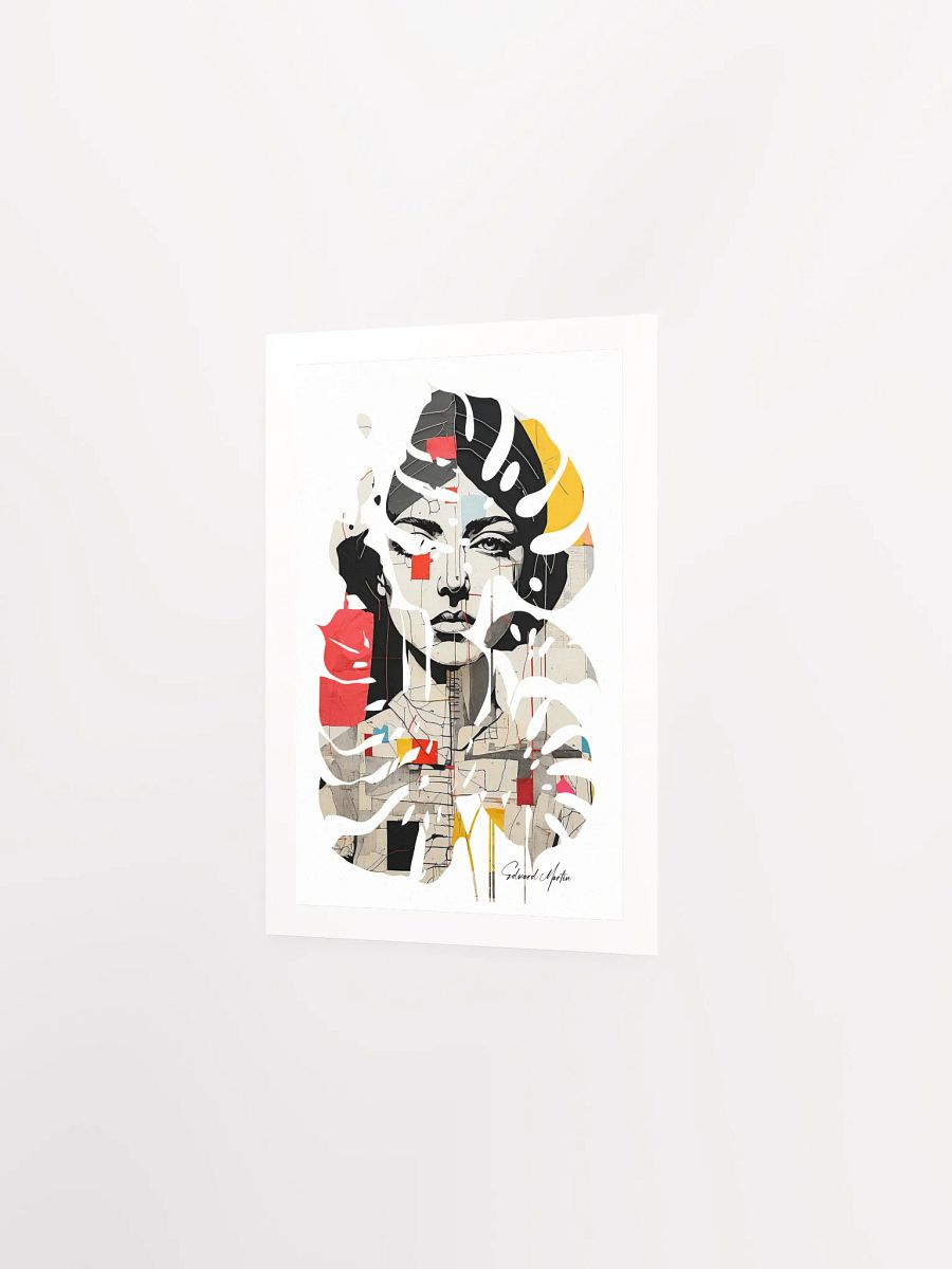 'Jacquii' by Edward Martin: Mixed Media Collage Print product image (3)