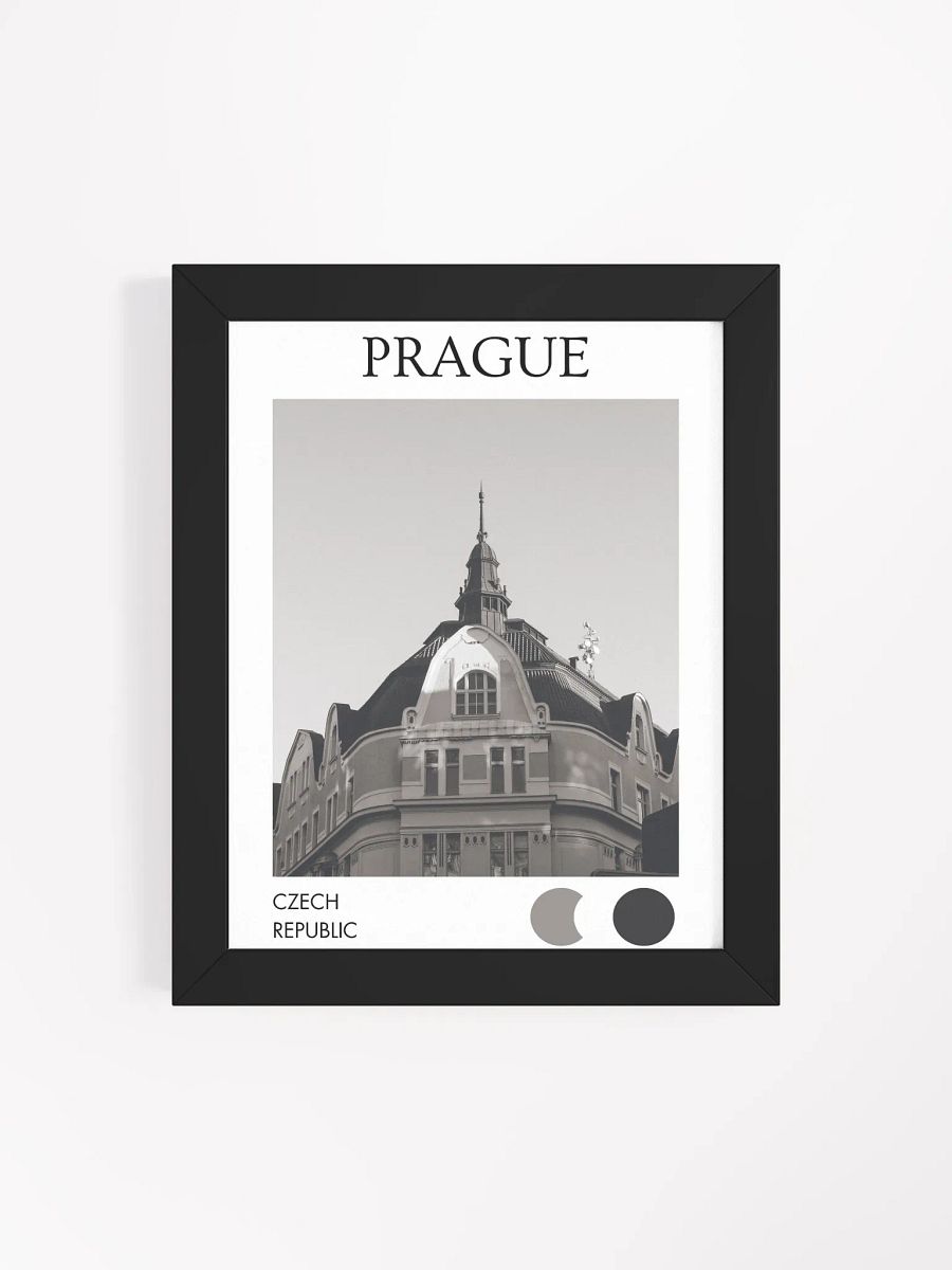 Buildings of Prague I - Black & White / Framed product image (4)