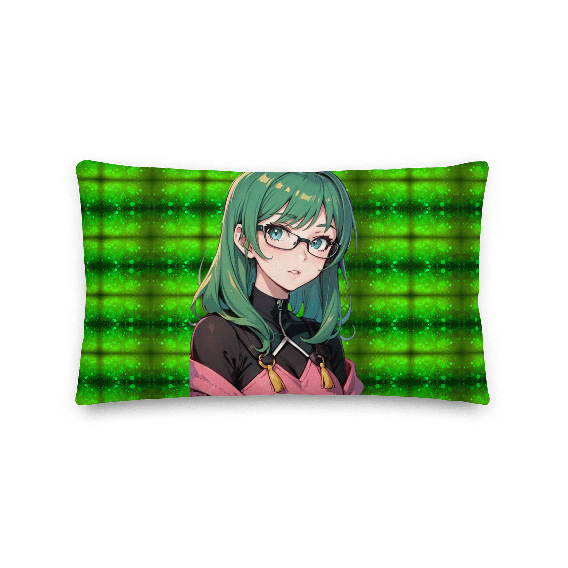 (Green WAIFU) K Pillow product image (1)