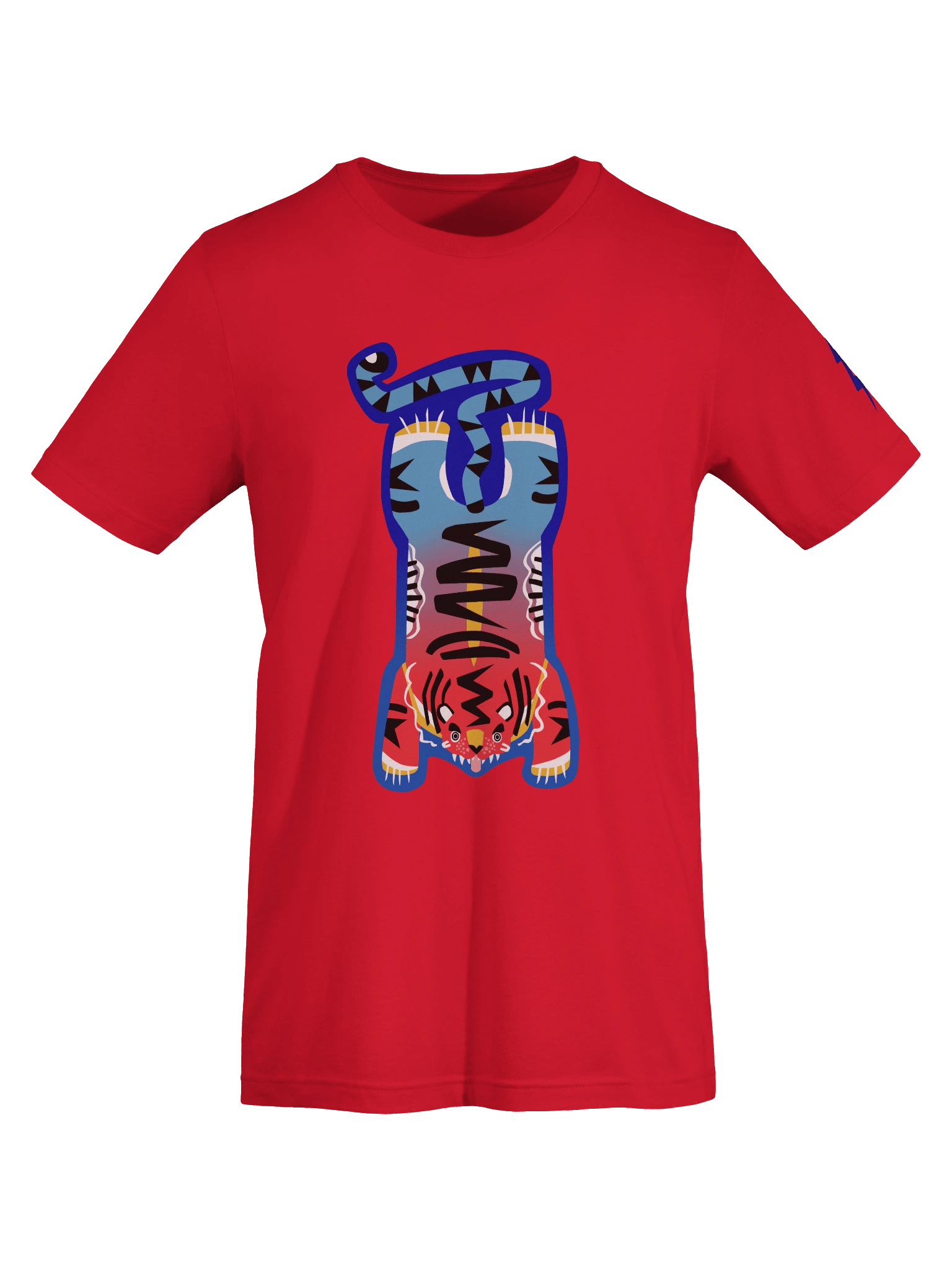 Red and Blue Tiger - T-Shirt product image (50)