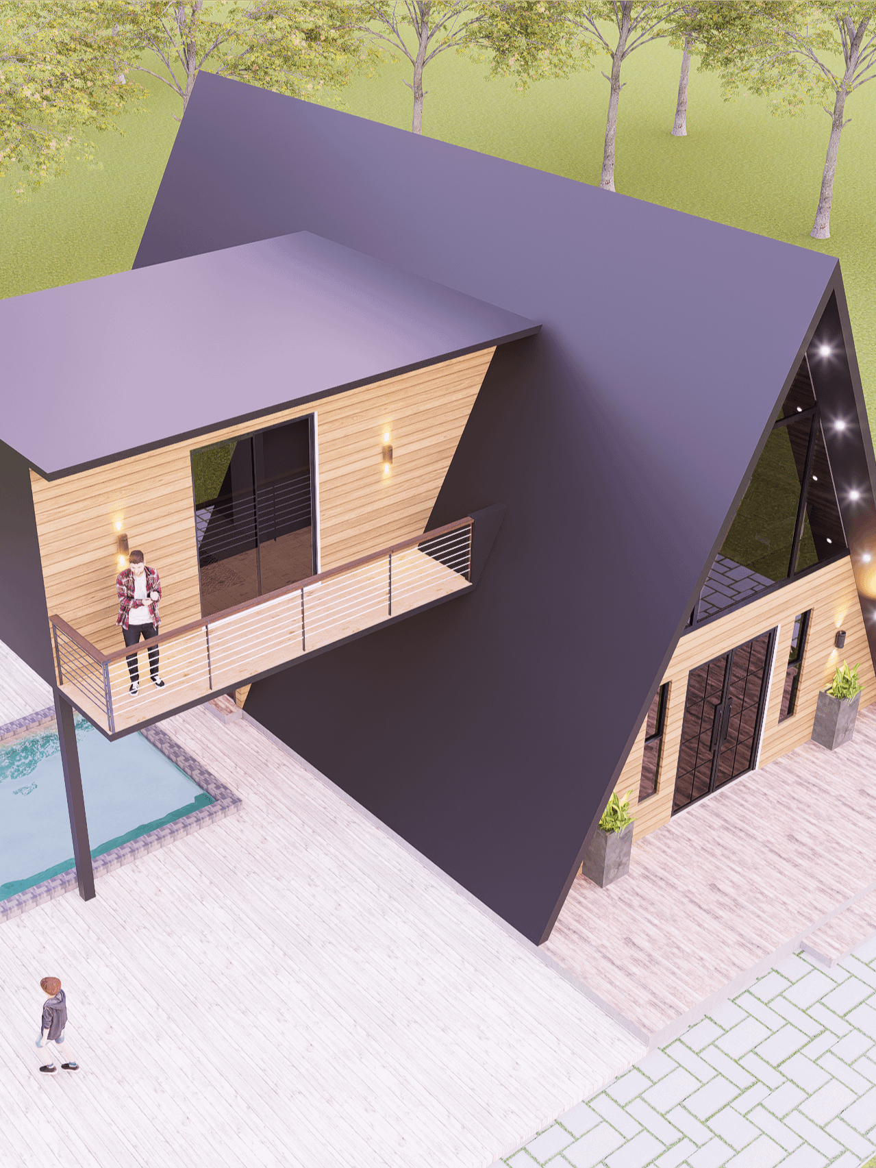 2 Storey A-Frame 3BHK House product image (2)