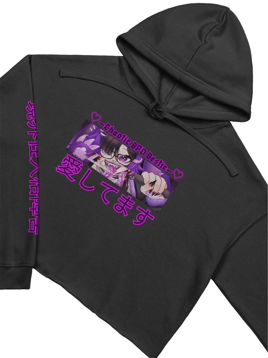 🔮Cozy Crop Hoodie - BPD Bestie Collection🐰 | 20% of profits go to BPD charity~💜 product image (3)