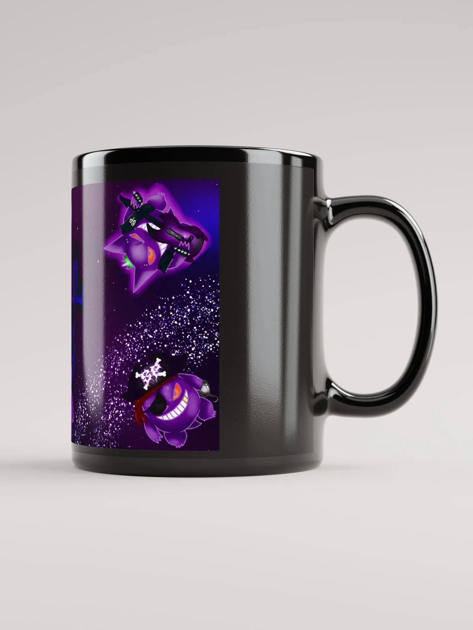 SinfulPsyTTV's Galaxy Black Glossy Mug product image (2)