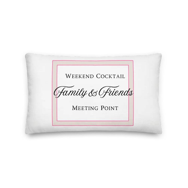 WEEKEND CLUB - COASTAL CHIC TWO IN ONE - Premium Pillow - Lustiges Kissen fürs Wochenende product image (1)