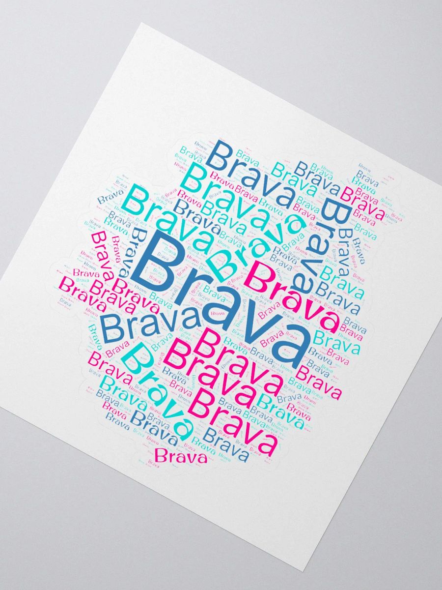 Brava Burst Kiss Cut Stickers product image (1)
