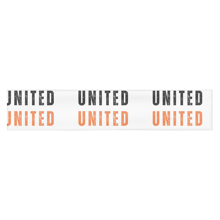 Orange and Black UNITED : All-Over Print Headband product image (1)