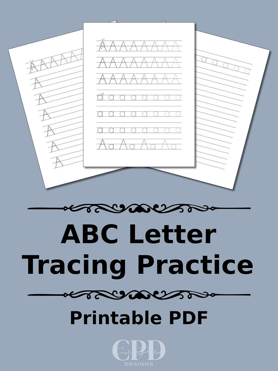 Printable ABC Letter Tracing Practice Pages product image (1)