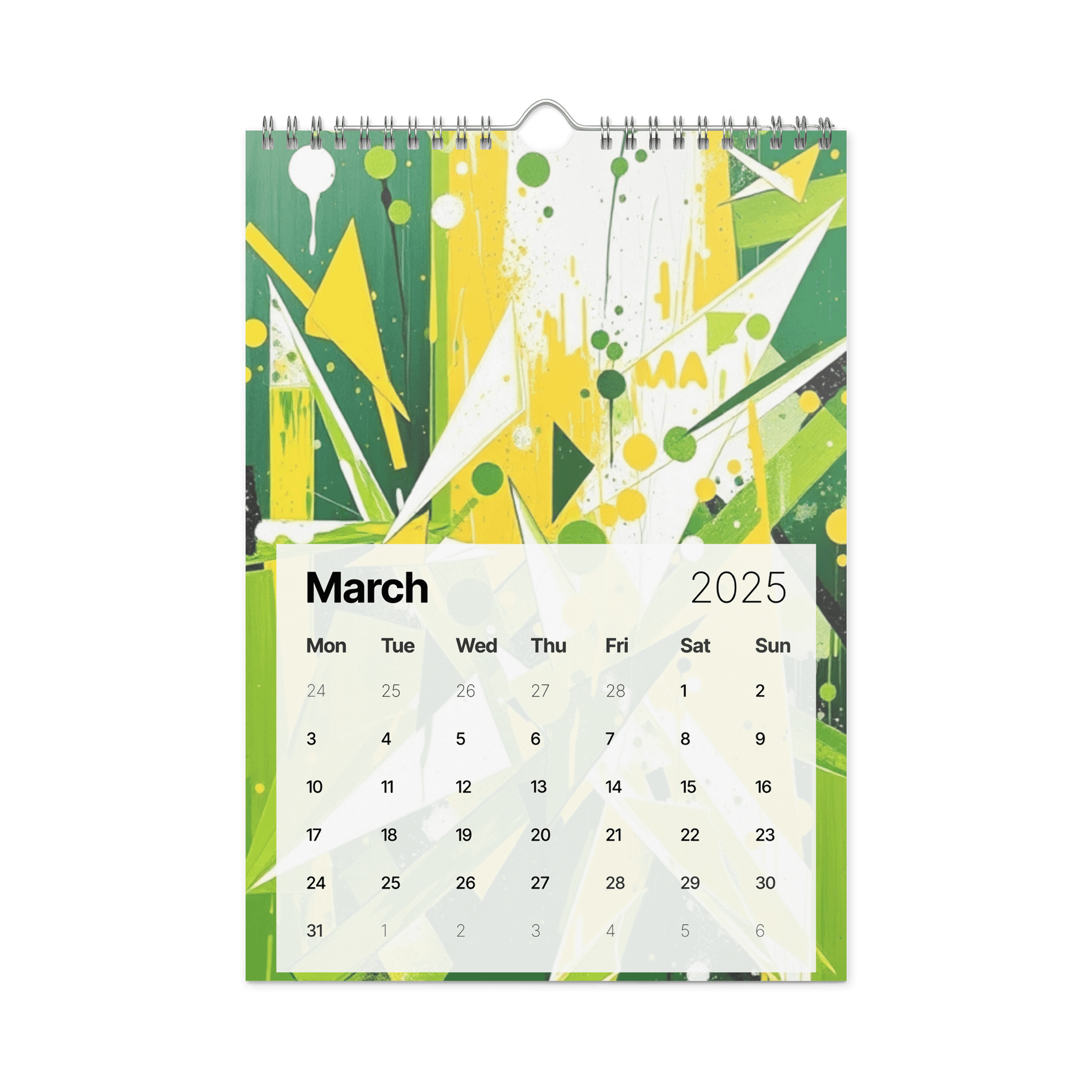 ART ABSTRACT WALL CALENDAR 2026 product image (9)