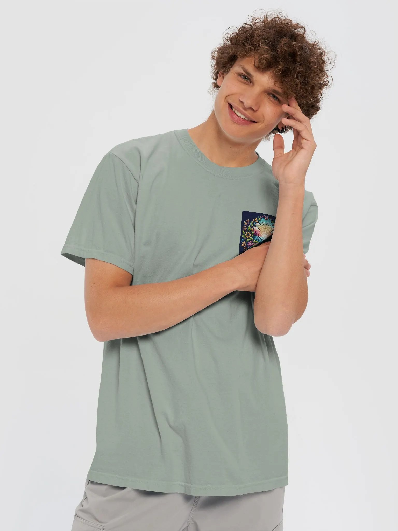 Sunrise Serenity Cotton Tee product image (5)