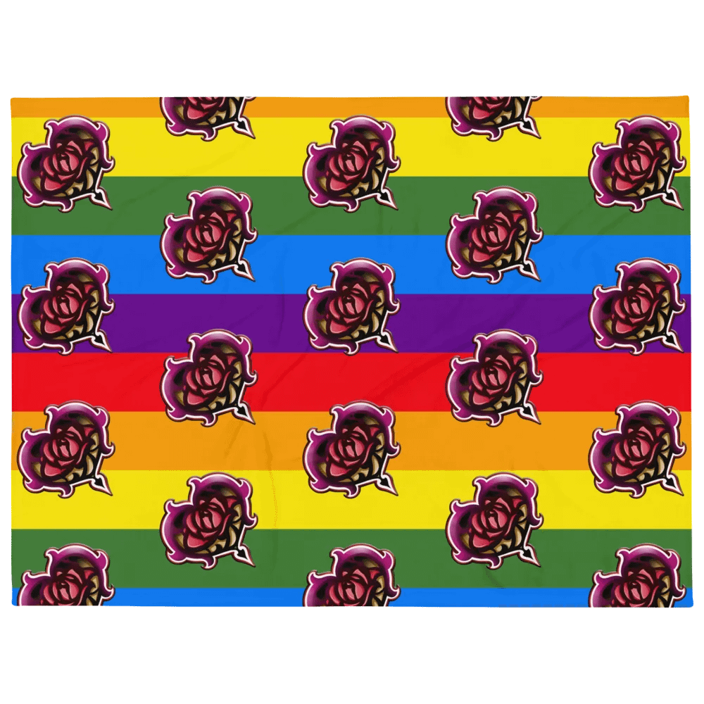 Zagarose Rainbow Throw Blanket product image (1)