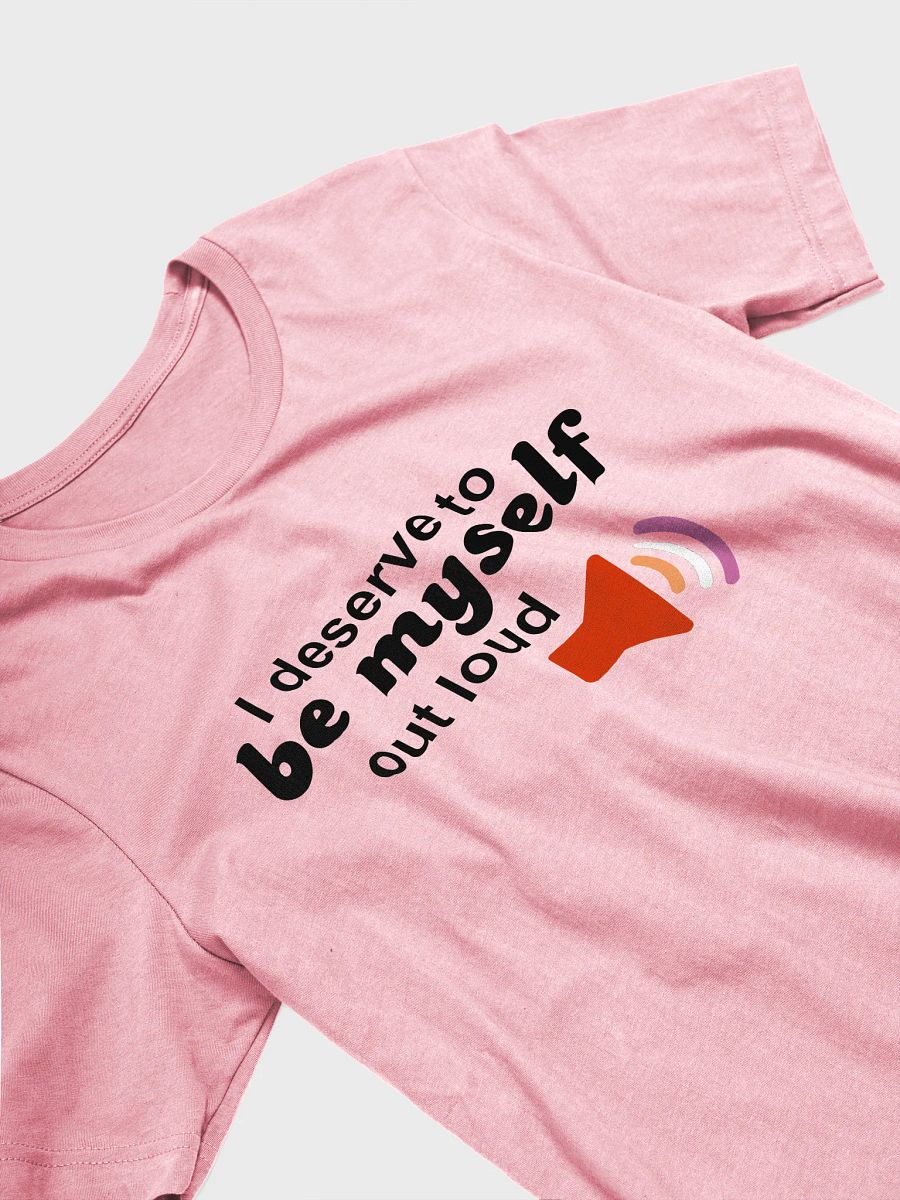 be myself out loud lesbian t-shirt product image (3)