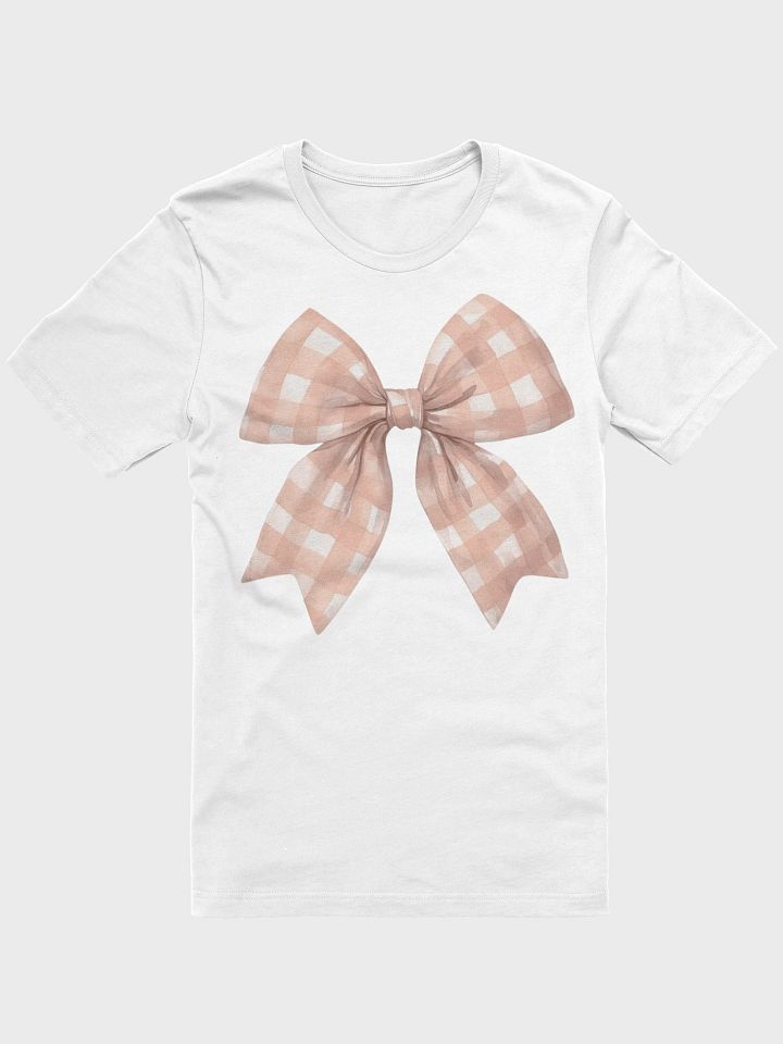 Checkered Bow T-Shirt product image (1)