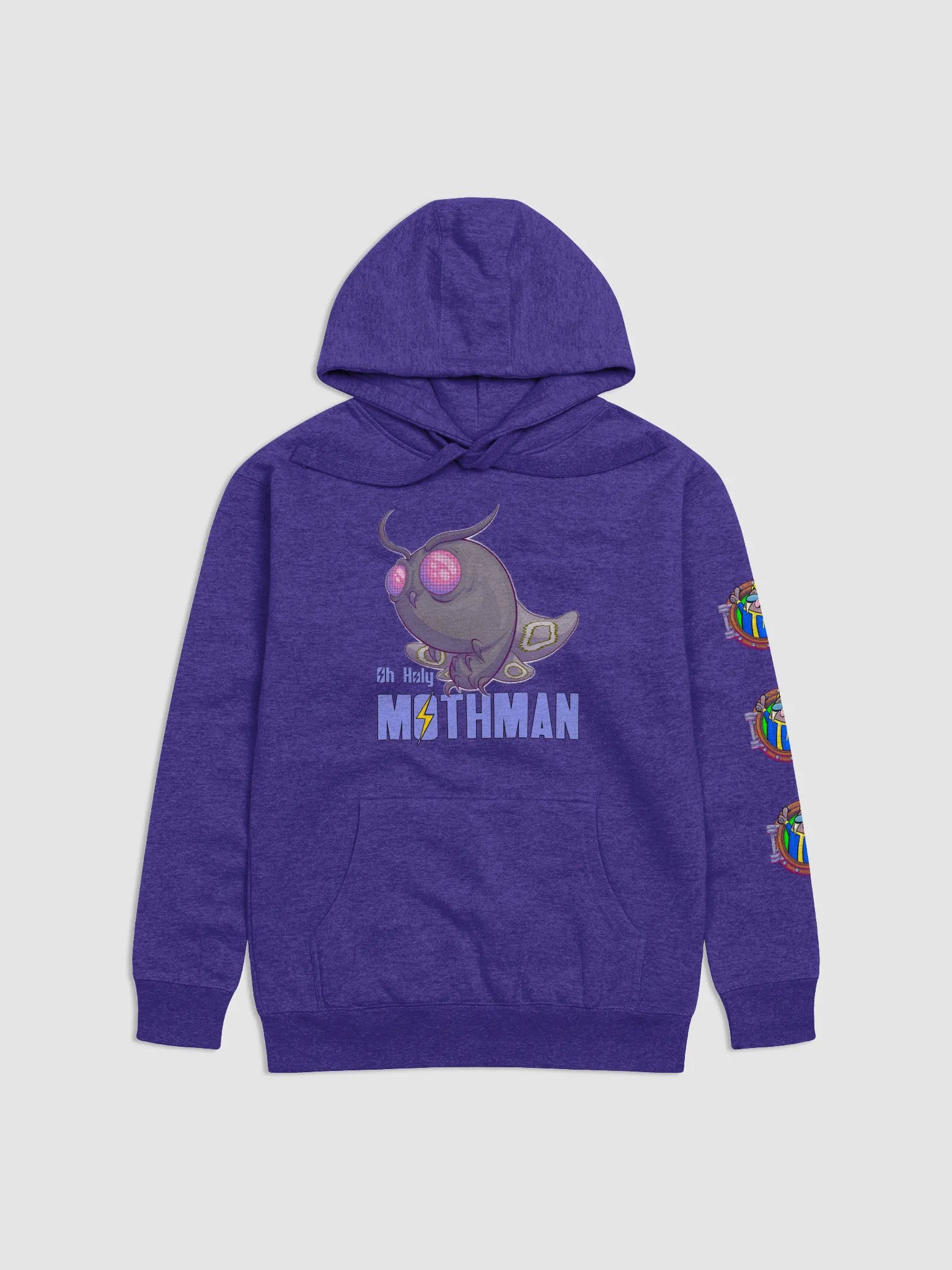 Mothman hoodie with saying product image (3)