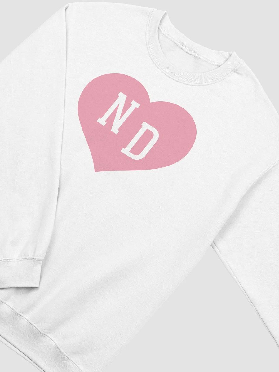ND Heart Pink Unisex Sweatshirt product image (4)