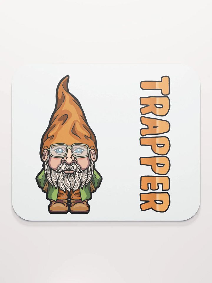 Trapper Logo Mouse Pad - White Background product image (2)
