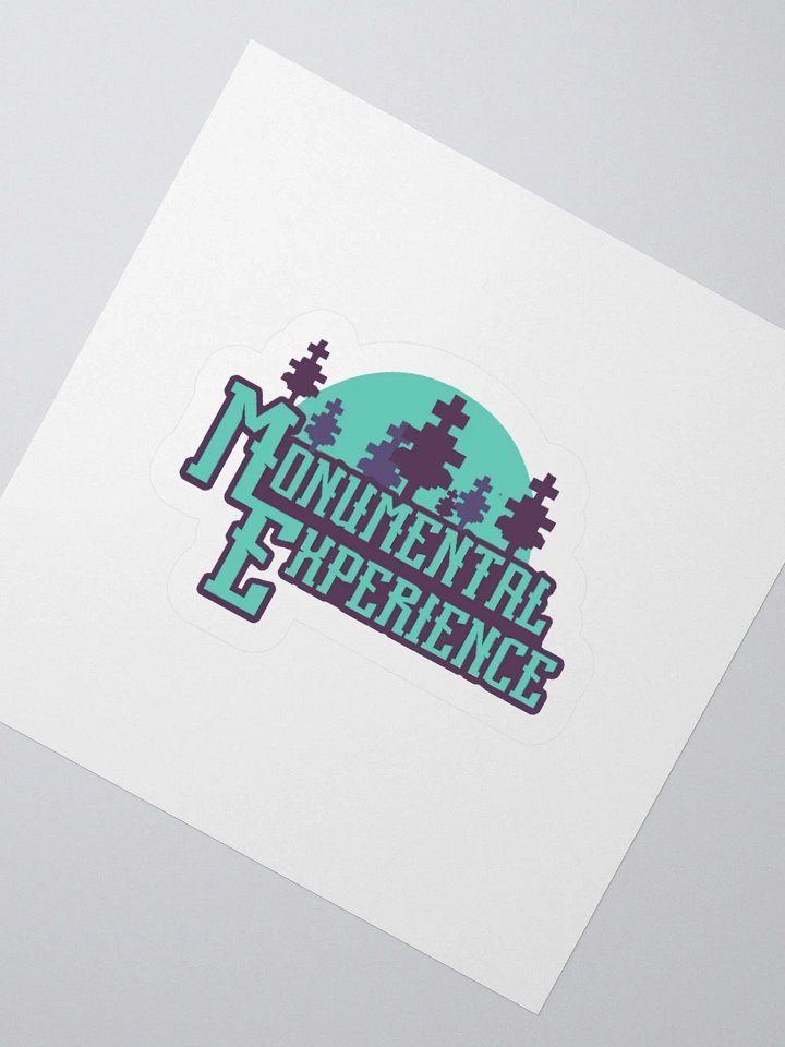 Monumental Experience Emblem Kiss Cut Stickers product image (2)