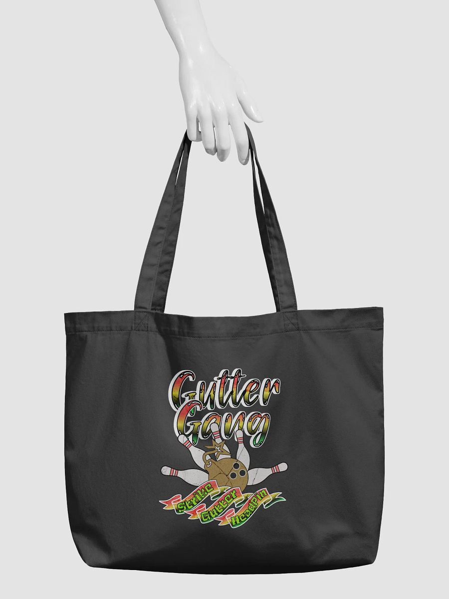 Gutter Gang Bowling Crown Organic Tote product image (6)