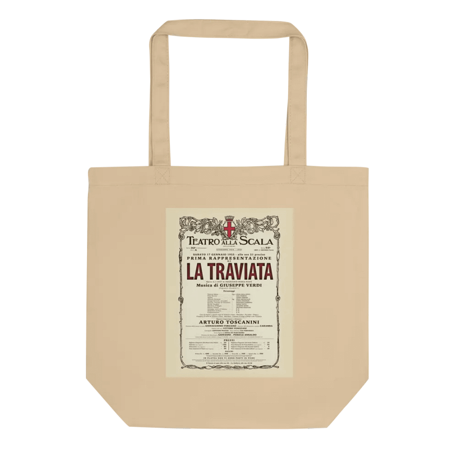 Vintage-Style La Scala La Traviata Tote Bag product image (1)