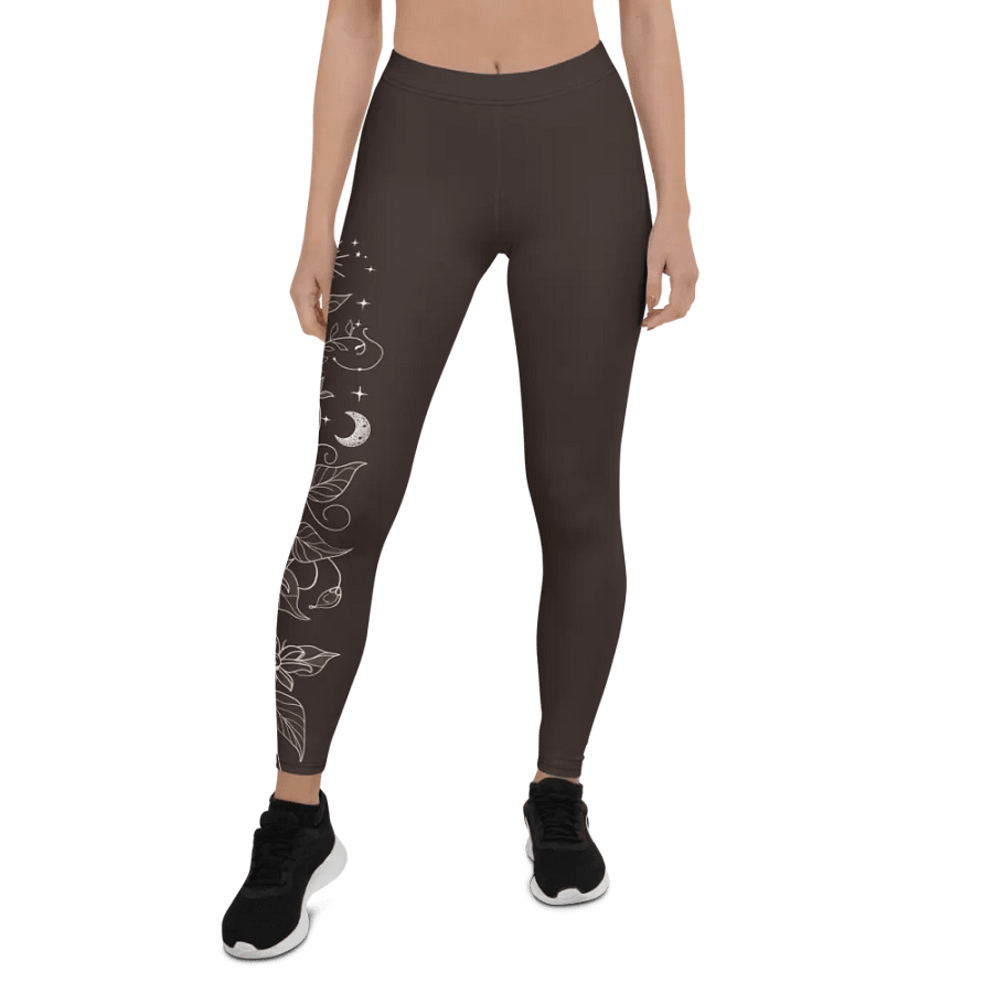 Night Sky Vines Yoga Leggings product image (5)