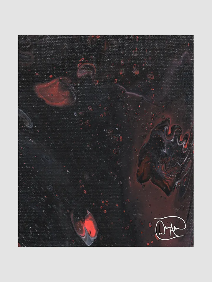 Space Black Fluid Acrylic Digital Download product image (1)