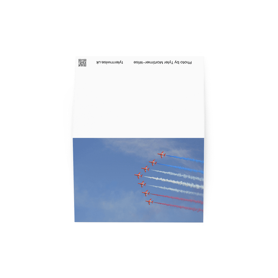 Red Arrows Fly Over (Greeting Card) product image (3)