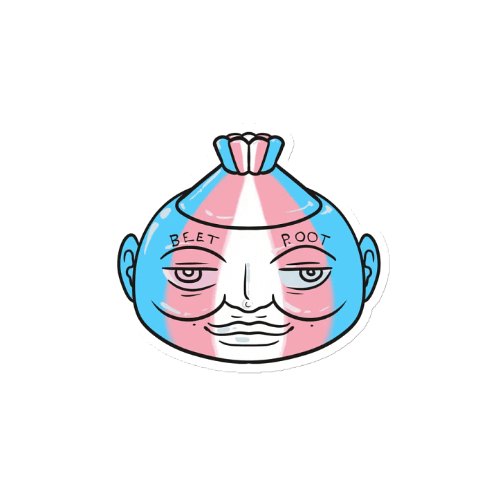 Trans Poot magnets product image (2)