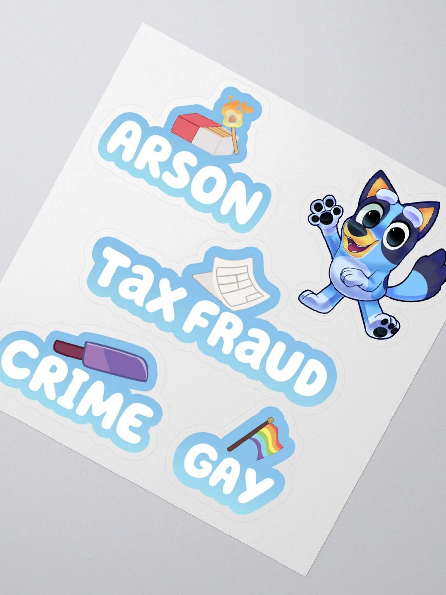 Rejected Bluey Episodes Sticker sheet product image (5)